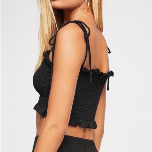 NWT Free People Fine Without You Black Tube Top - Picture 4 of 8